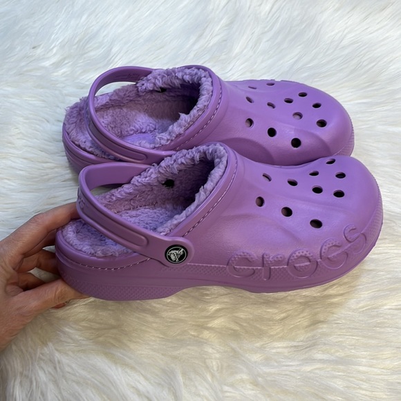 🛑SOLD! Crocs Baya Lined Clogs 8 - Picture 3 of 7